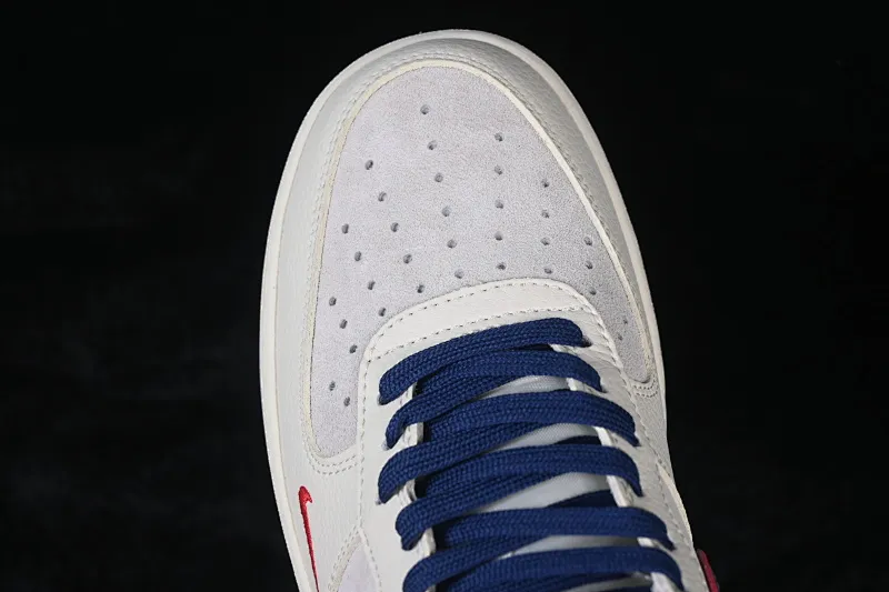 All categories Nk Air Force 1 Air Force series Nk Air Force 1 Low Air Force low-top Nike Air Force 1'07 Low Sup joint white, red and blue three small hooks Air Force 1 low-top casual sneakers DD1982-328